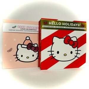 HELLO KITTY COZY SLUMBER + HELLO KITTY HELLO HOLIDAYS - Boxed Spa Gift Set combo
